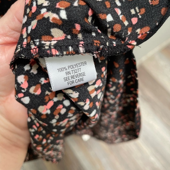 Apt 9 Women’s Top - Size L - Multicolored (Black/Coral/Brown/Tan/Cream) - EUC - Picture 4 of 8